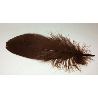 Veniard Husí Peří Goose Shoulder Stiff Dark Brown 4 ks