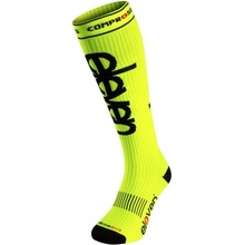 Eleven compression socks stripe žltá
