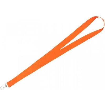 Šňůrka na krk Popruh oranžová