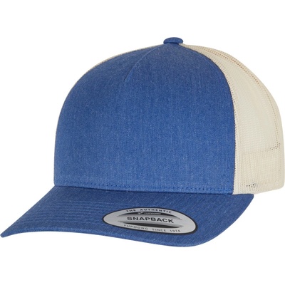 Flexfit 6506 Retro Trucker 5 panelová COT556506akl99-blue/beige Modrá/béžová