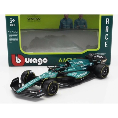 Bburago RACE Formula F1 Aston Martin AMR23 2023 14 Fernando Alonso 1:43