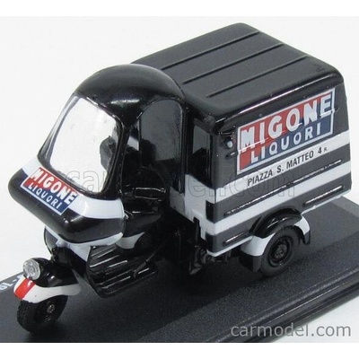 Italeri Piaggio Ape B150 Van Furgone Pubblicitario Migone Liquori 1954 Černá Bílá 1:32