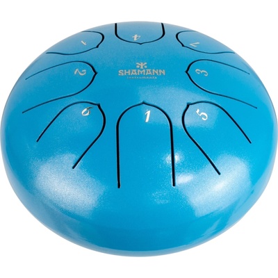 Shamann 6" 8 Notes C5 Major Blue Tongue Drum (LHG8-6BLUE)