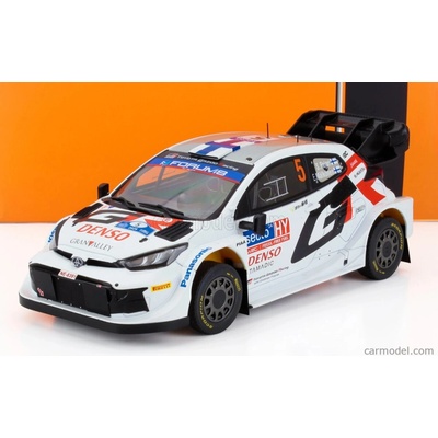 Ixo-models Toyota Yaris Gr Rally1 Team Toyota Gazoo Racing Wrt N 5 4th Rally Finland 2024 Sami Pajari Enni Malkonen Bílá 1:18
