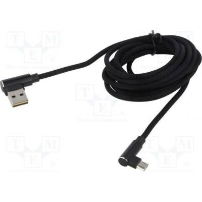 Savio CL-164 USB 2.0, 2m, černý