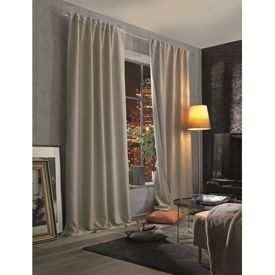 Home Wohnideen akustický záves s podšívkou 85970 Acustico 0309 siva 160x135 cm (v x s)