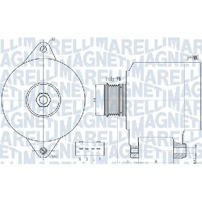 Alternátor MAGNETI MARELLI 063732013010