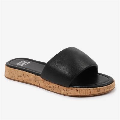 Сандали Wheres That From Women's Where's Sliders Flat Sandal - BlackPU