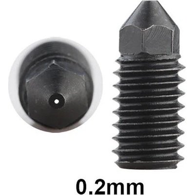 Two Trees Дюза от Закалена стомана за Неоригинален Bambu Lab H2D хотенд