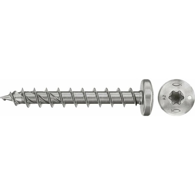 Fischer 574102 skrutky do drevotriesky 5 mm 30 mm TX Nerezová oceľ 200 ks