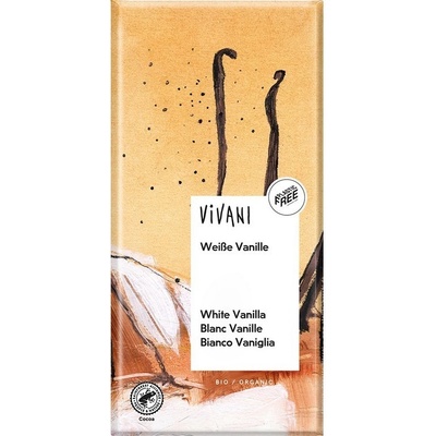 VIVANI Bio bílá čokoláda s vanilkou 80 g