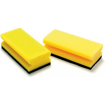 CLEANEX Špongia tvarovaná MAXI žltočierna/modrá
