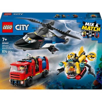 LEGO® City - Helicopter, Fire Truck & Submarine Remix (60462)