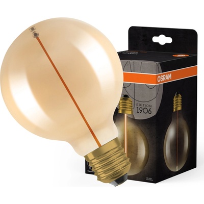 Osram G95 Sphere E27 2,2W = 12W 120 lm 2700K teplá bílá Filament Vintage 1906