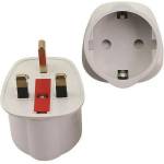 Eurolamp АДАПТЕР uk КЪМ ШУКО С ДЕТСКА ЗАЩИТА БЯЛ eurolamp (5207227072468)