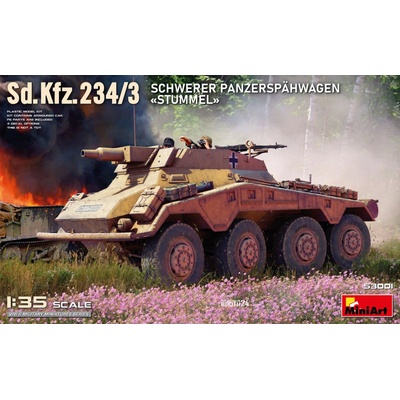 MiniArt Sd.Kfz.234/3 Schwerer Panzerspähwagen Stummel 1:35