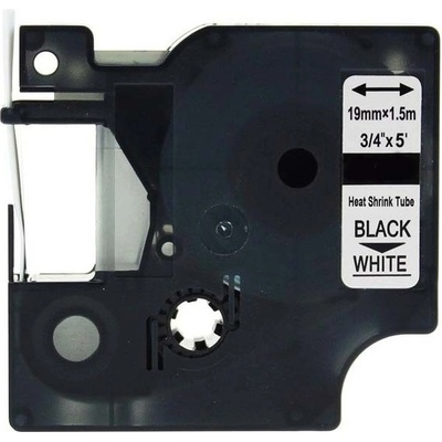 Compatible Съвместима лента с Dymo 18057, S0718330, 19mm x 1, 5m черен печат / бял фон (18057)