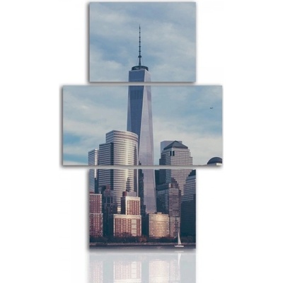 Divio Třídílný obraz na plátně New York, vzor 12135 Velikost: 120x180 cm
