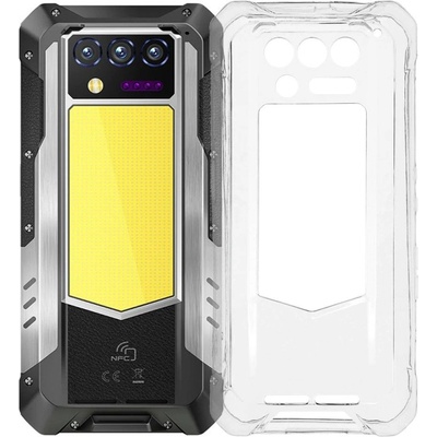 OUKITEL Калъф с протектор за Oukitel WP100 Titan - мек TPU удароустойчив калъф, прозрачен или черен