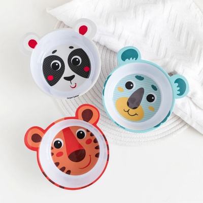 Canpol Melaminová miska protiskluzová s ouškama 490 ml – Zboží Dáma