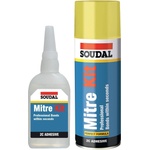 Soudal Mitre Kit 2C - цианоакрилатно двукомпонентно лепило 0.25л (5795)