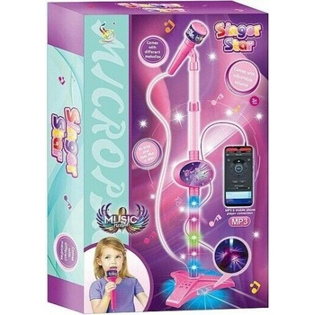 STOJACI MIKROFÓN NA STATÍVE S KARAOKE MP3 6678