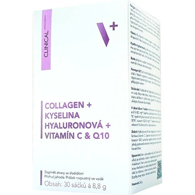 Clinical Liposomal Kyselina Hyalurónová Kolagén Vitamín C & Q10 30 vrecúšek