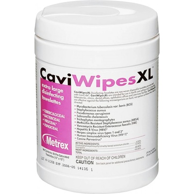 CaviWipes Dezinfekční ubrousky XL 22,9 cm x 30,5 cm 65 ks