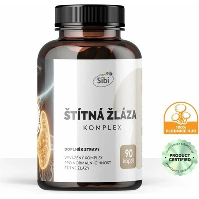 Sibi Štítná žláza komplex houbové extrakty 90 kapslí