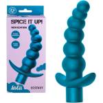  Анален вибратор, релефна форма и 7 режима, 13см. - Spice it up Ecstasy (8009-03LOLA)