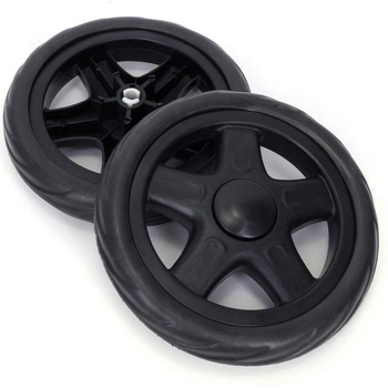Image 1 of 2 бр. черни резервни колела за пазарска количка