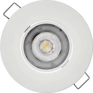 EMOS LED прожектор Exclusive бял кръгъл 5W топло бяло 71519 (1540115510)