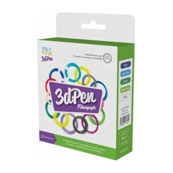 NoboKids Filament Refills 5x 5m Filament for 3D PEN Make MyFirst PCL 1.75mm / Cool Colors / FP3301AC-CC01