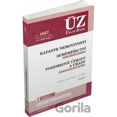 ÚZ 1657 Katastr nemovitostí
