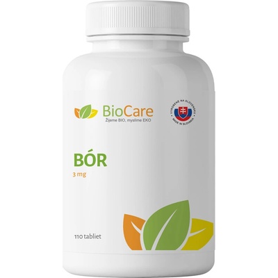 BioCare Bór 3mg 2× 110 tabliet