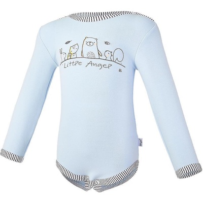 Dětské body Little Angel smyk zvířátka DR Outlast® sv. modrá – Zbozi.Blesk.cz