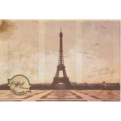 Ceduľa Paríž - Eiffel Tower