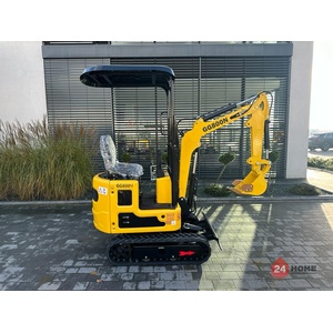  Мини Багер GG800N, Жълт, дизелов двигател евро 5, 8.6 kW
