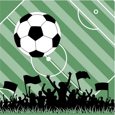 DUNI Servitky Futbal 33x33cm 20ks