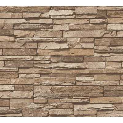 A.S. Création 958332 Vliesová tapeta na zeď Best of Wood´n Stone, rozmery 0,53 x 10,05 m