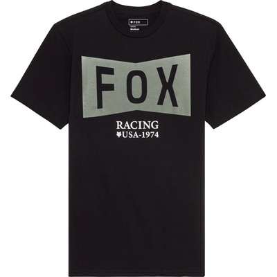 Fox tričko Typeface Ss Prem Tee Black 001