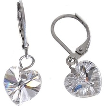 Arconbijoux Swarovski Elements náušnice srdíčka SWUSRD/10CH