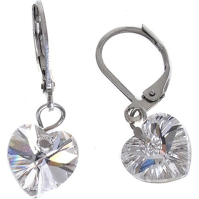 Arconbijoux Swarovski Elements náušnice srdíčka SWUSRD/10CH