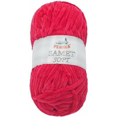 Priadza Samet Soft 100g - 236 červená (7097)