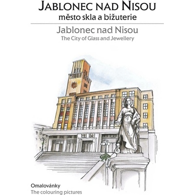 Jablonec nad Nisou město skla a bižuterie antistresové omalovánky Blanka Kučerová