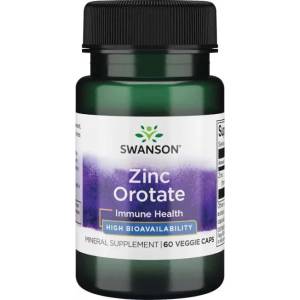 Swanson Zinc Orotate, 10 mg, 60 капсули, Swanson (SWU923)