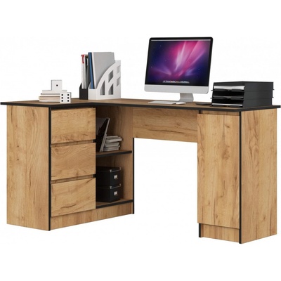 Ak Furniture B-20 rohový dub craft levý