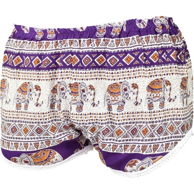 Kraťasy DAO fialové sloni