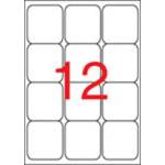 APLI Етикет, универсален, 63, 5x72 мм, заоблени ъгли, APLI, 1200 етикета в опаковка 02416 (02416)