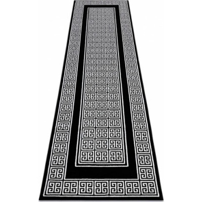 Nej-koberce GLOSS 6776 85 ramka řecký černý / sloní kost